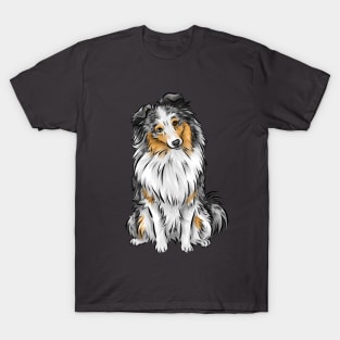 Shetland Sheepdog | Sheltie | Merle | Cute Dog T-Shirt